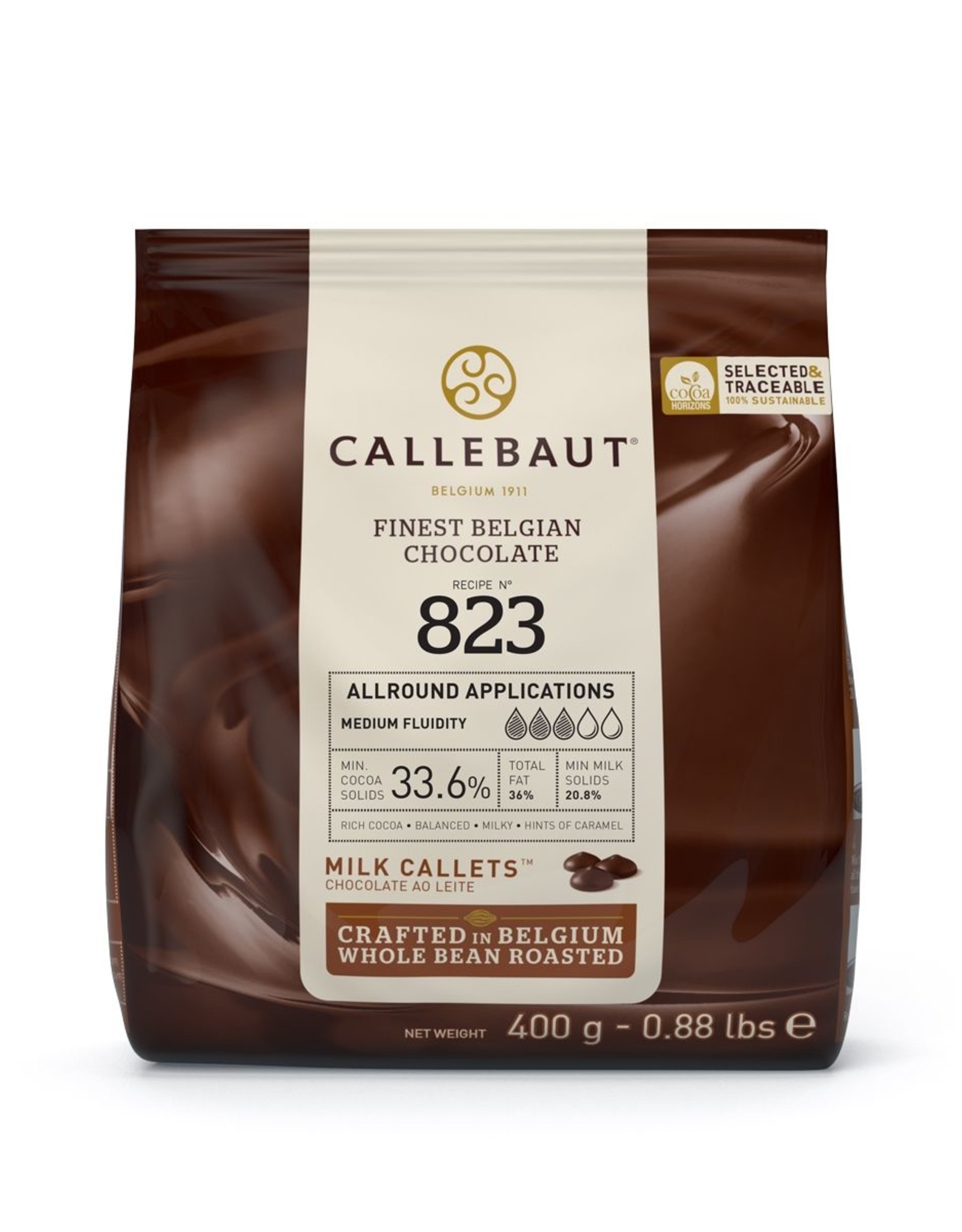 Callebaut Callebaut Chocolade Callets -Melk- 400g