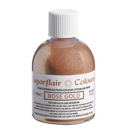 Sugarflair Sugarflair Sugar Sprinkles -Rose Gold- E171 Free 100g