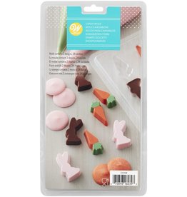 Wilton Candy Mold Mini Bunny & Carrot