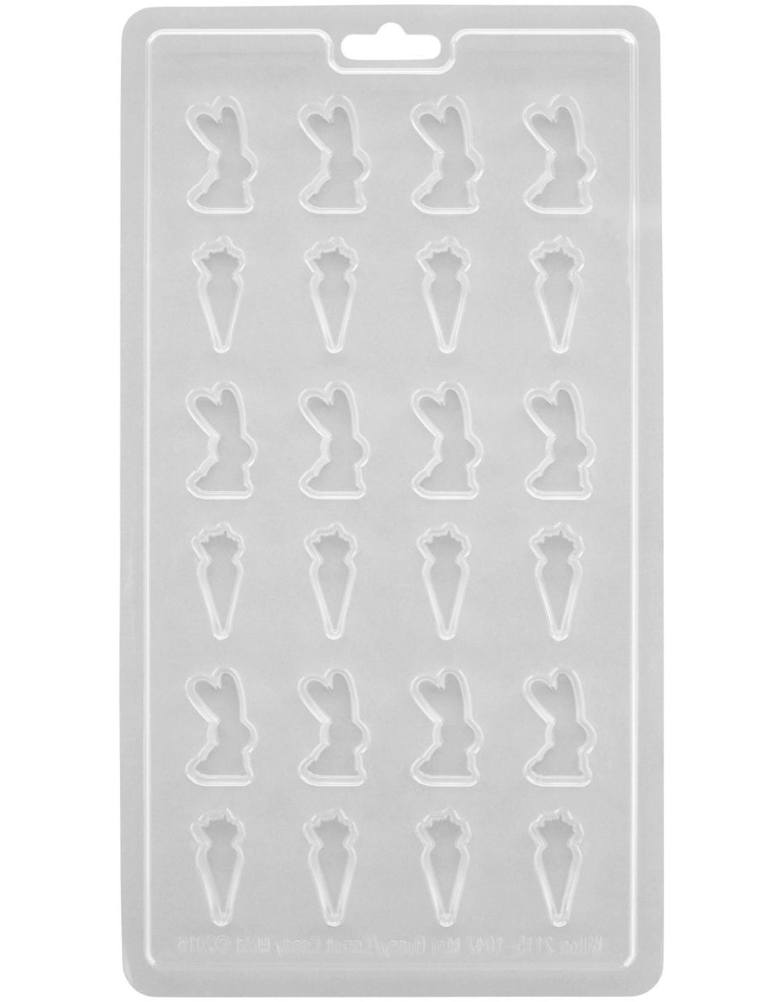 Wilton Wilton Candy Mold Mini Bunny & Carrot