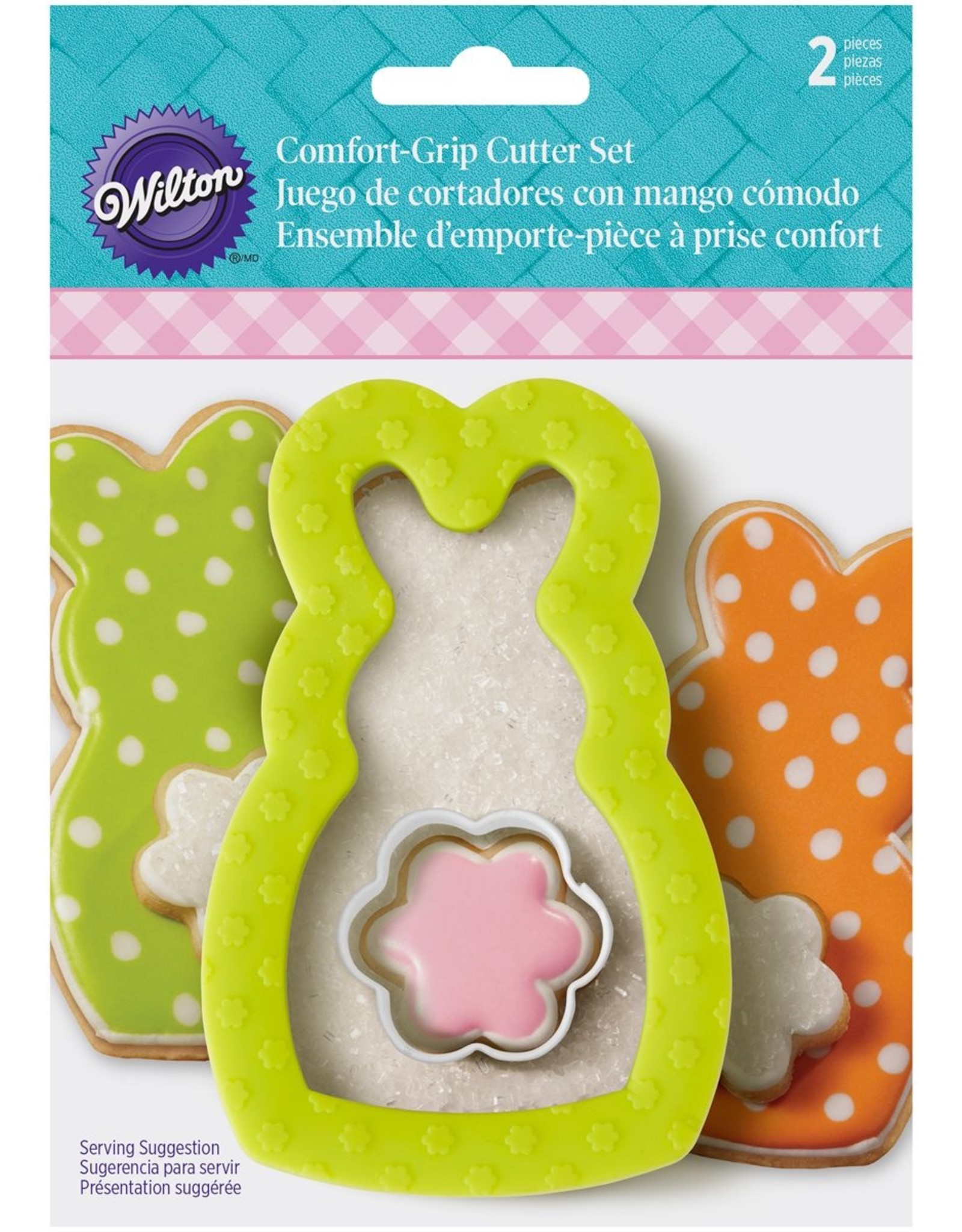 Wilton Wilton Comfort Grip Koekjes Uitsteker Konijn Set/2