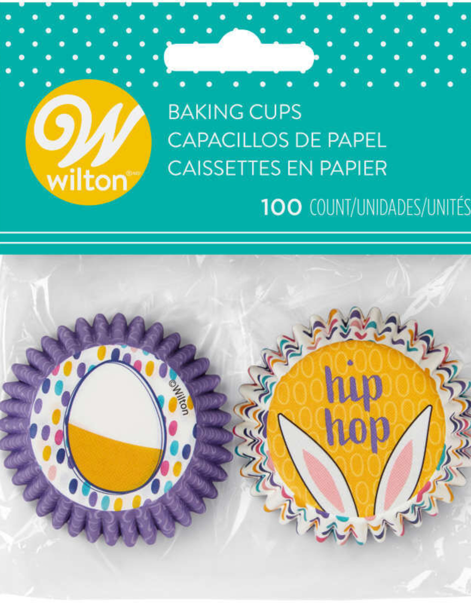 Wilton Wilton Mini Baking Cups Easter Eggs and Hip Hop pk/100