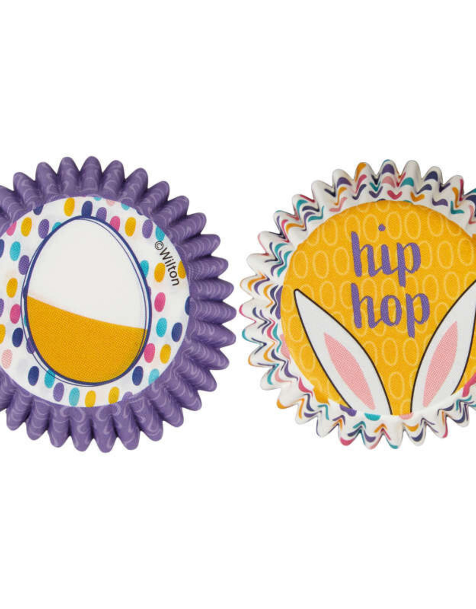 Wilton Wilton Mini Baking Cups Easter Eggs and Hip Hop pk/100