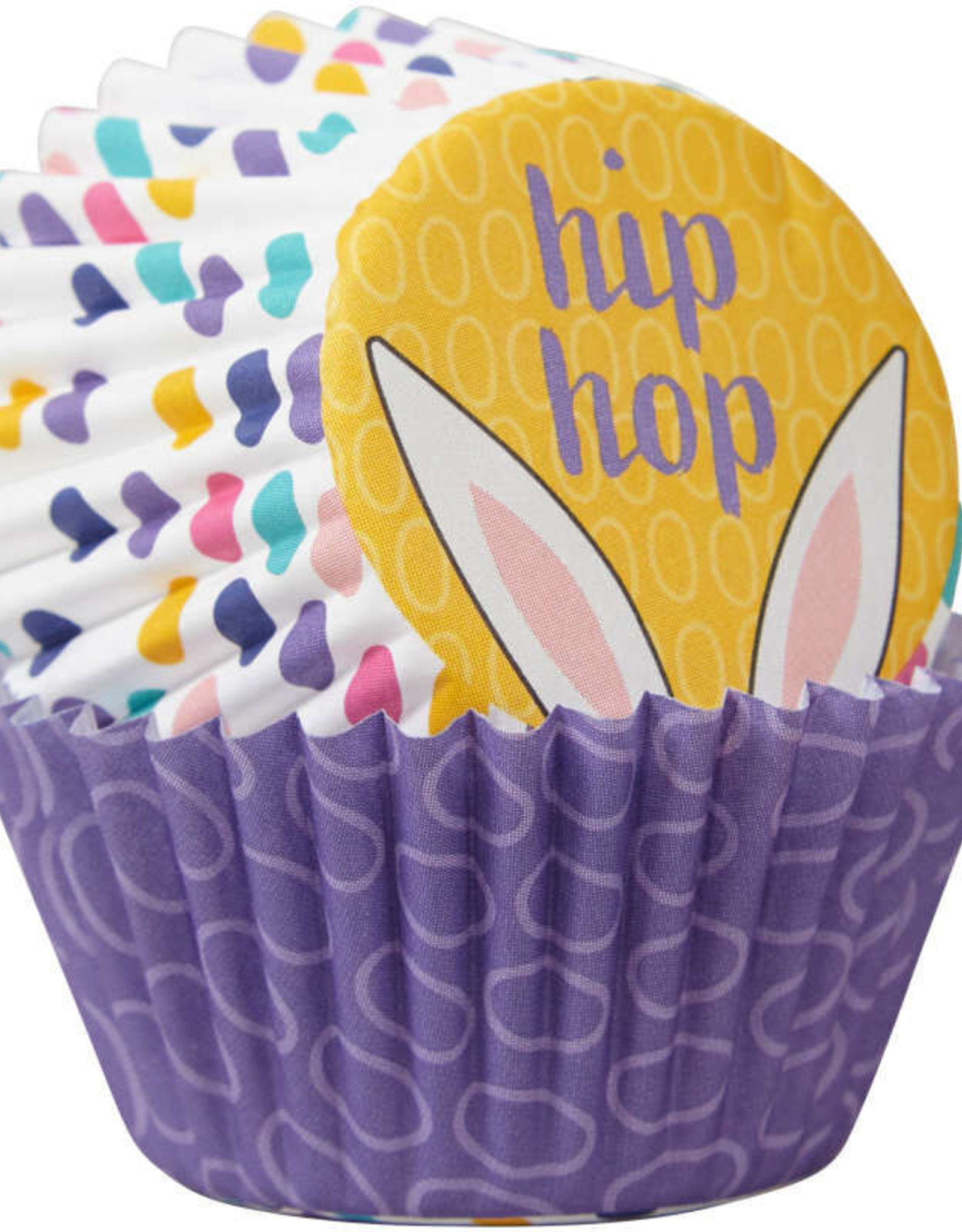 Wilton Wilton Mini Baking Cups Easter Eggs and Hip Hop pk/100