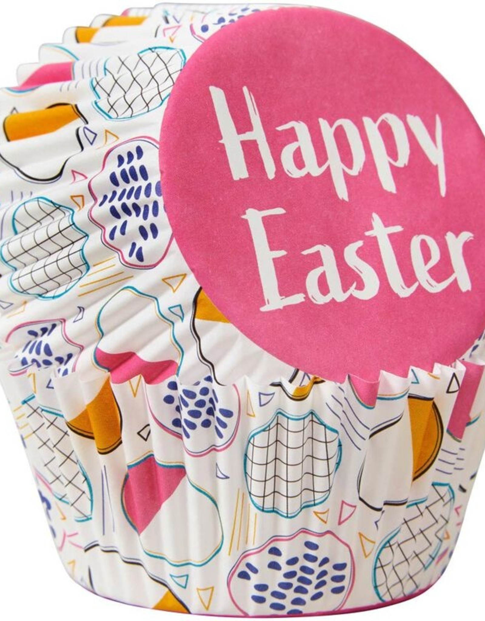 Wilton Wilton Cupcakevormpjes Happy Easter pk/75