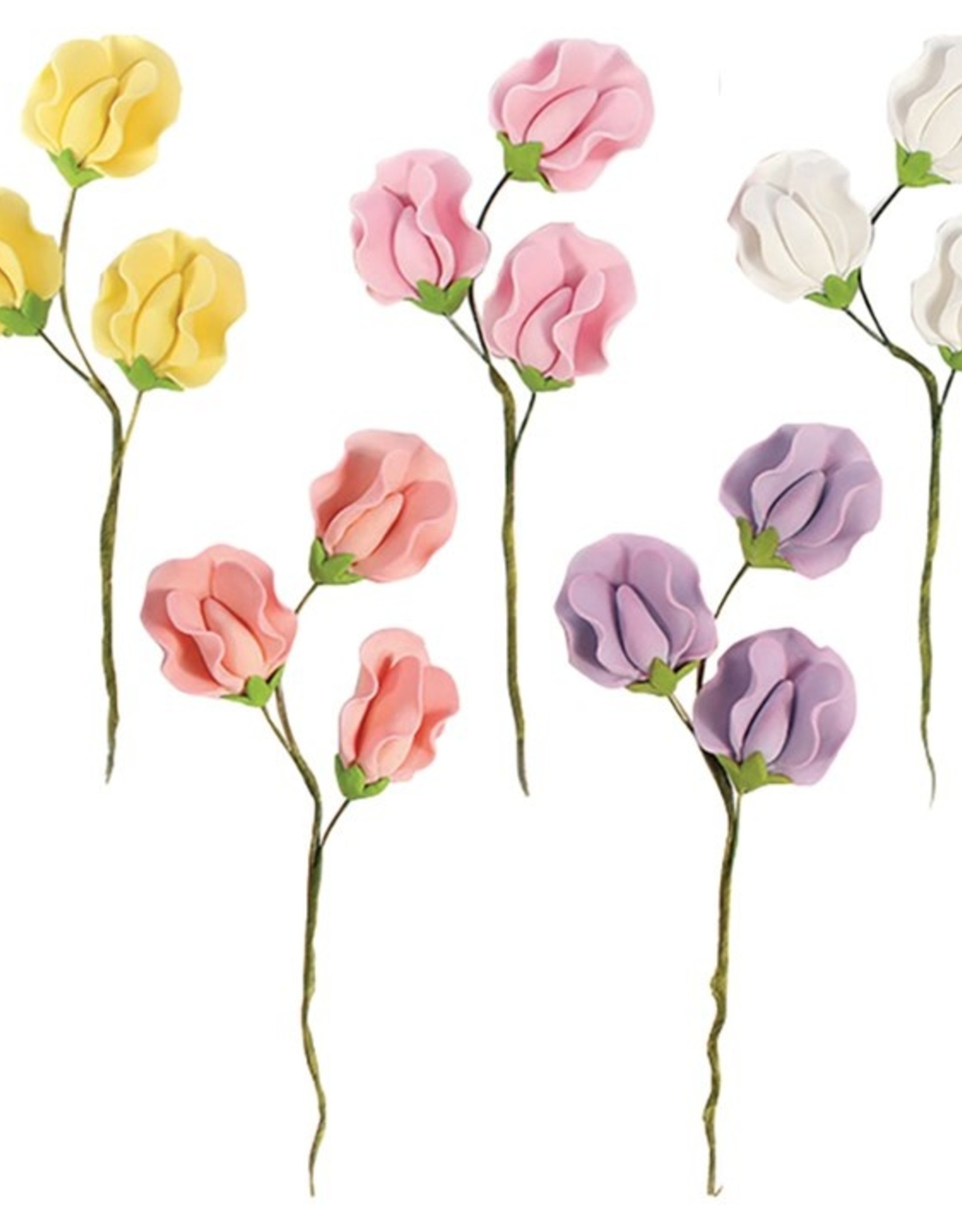 Culpitt Gumpaste Bloemen Assortiment 75mm 10st.