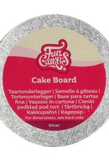 FunCakes FunCakes Cake Board Rond Ø10 cm - Zilver