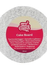 FunCakes FunCakes Cake Board Rond Ø15 cm - Zilver