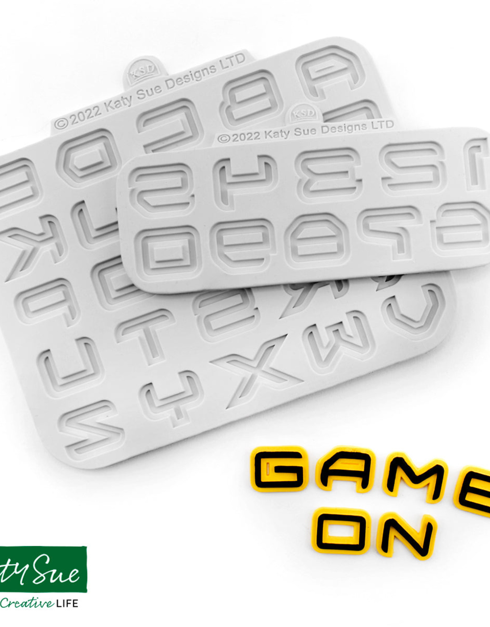 Katy Sue Designs Katy Sue Mould Science Fiction Alphabet and Numbers