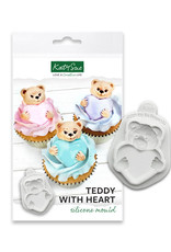 Katy Sue Designs Katy Sue Mould Teddy with Heart