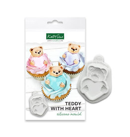 Katy Sue Designs Katy Sue Mould Teddy with Heart