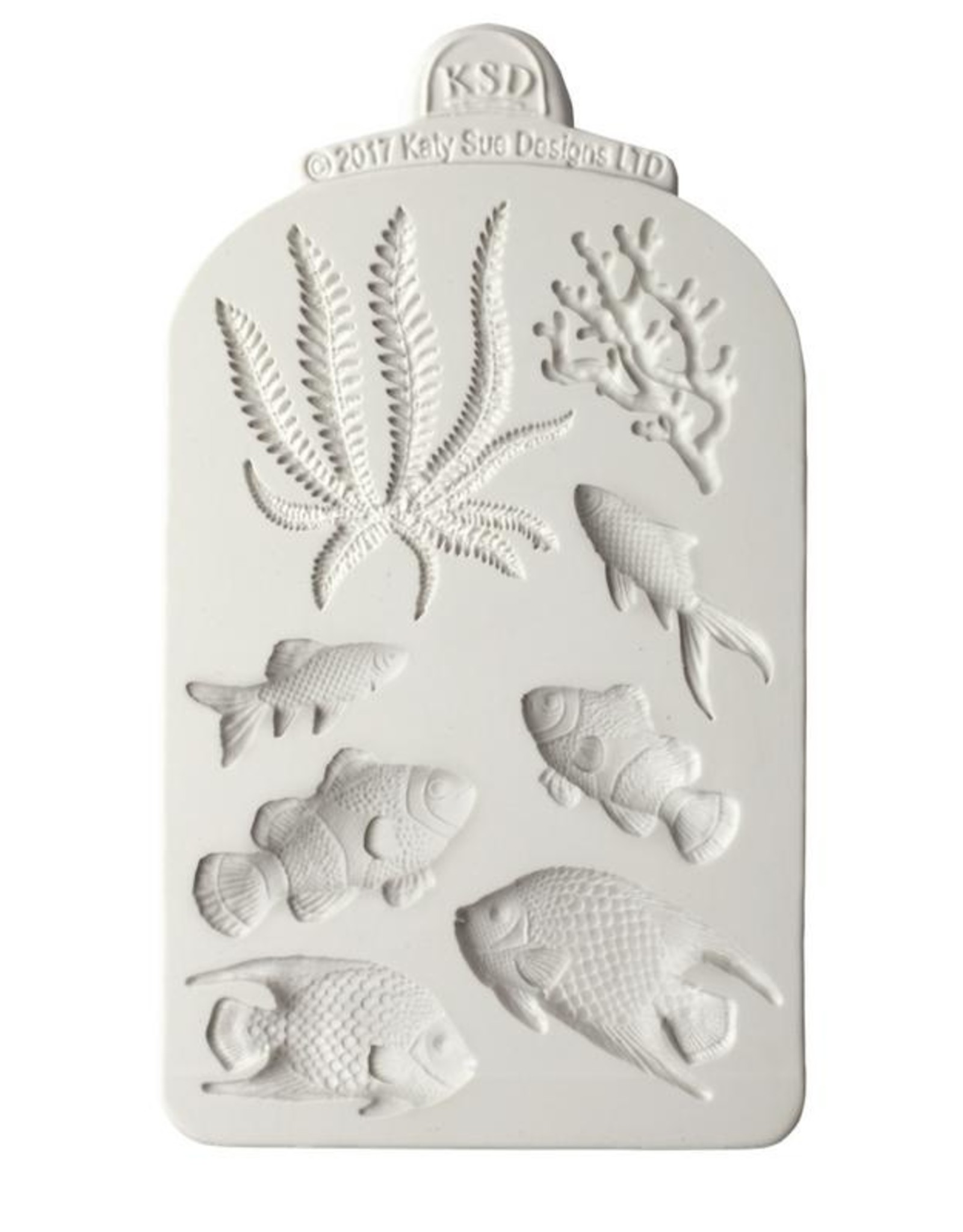 Katy Sue Designs Katy Sue Mould Fish, Seaweed and Coral