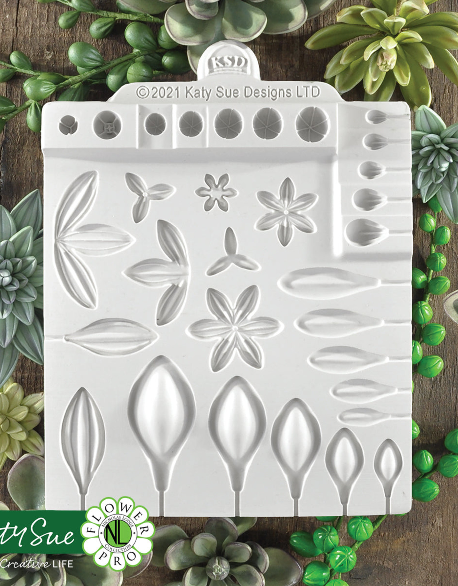 Katy Sue Designs Katy Sue Mould Flower Pro Ultimate Succulents