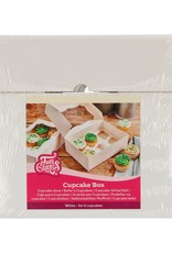 FunCakes FunCakes Cupcake Doos 6/12 - Wit pk/3