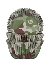 House of Marie House of Marie Baking Cups Camouflage pk/50