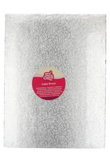 FunCakes Cake Drum Rechthoek 45,5x35,5cm Zilver