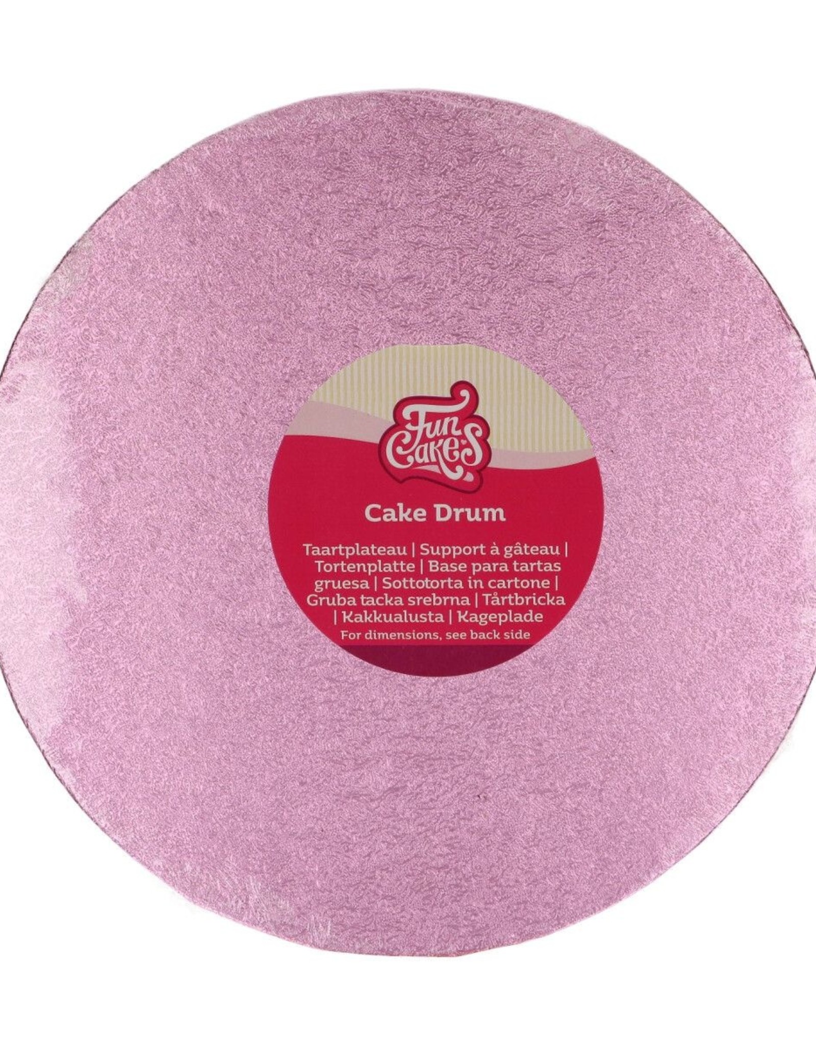 FunCakes Cake Drum Rond Ø 25 cm Roze