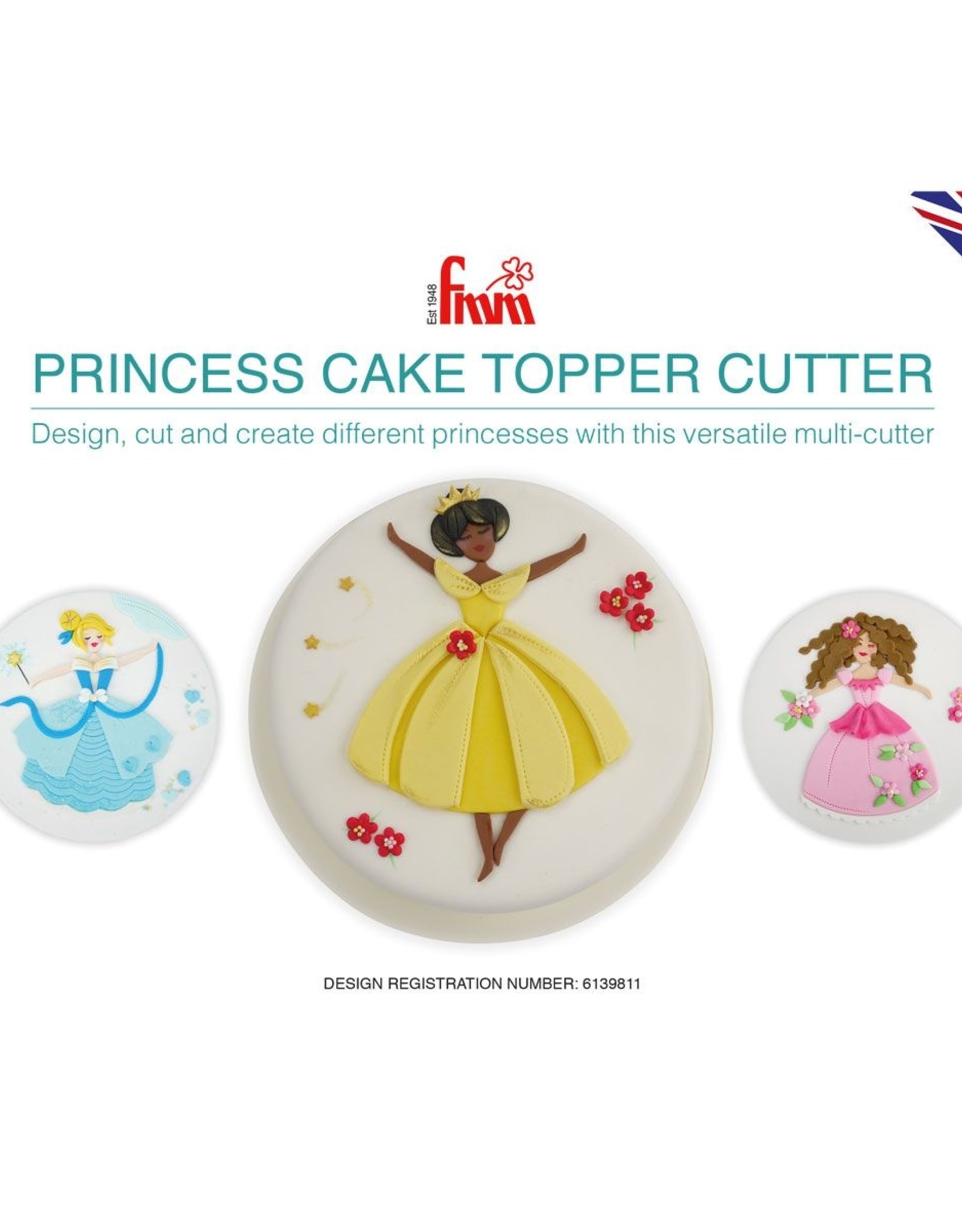 FMM FMM Princess Cake Topper Cutter