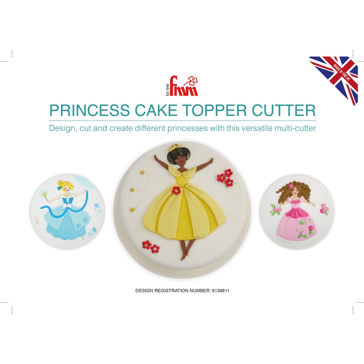 FMM Princess Cake Topper Cutter Fun with Cakes