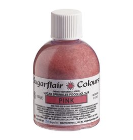 Sugarflair Gekleurde Suiker Roze 100g
