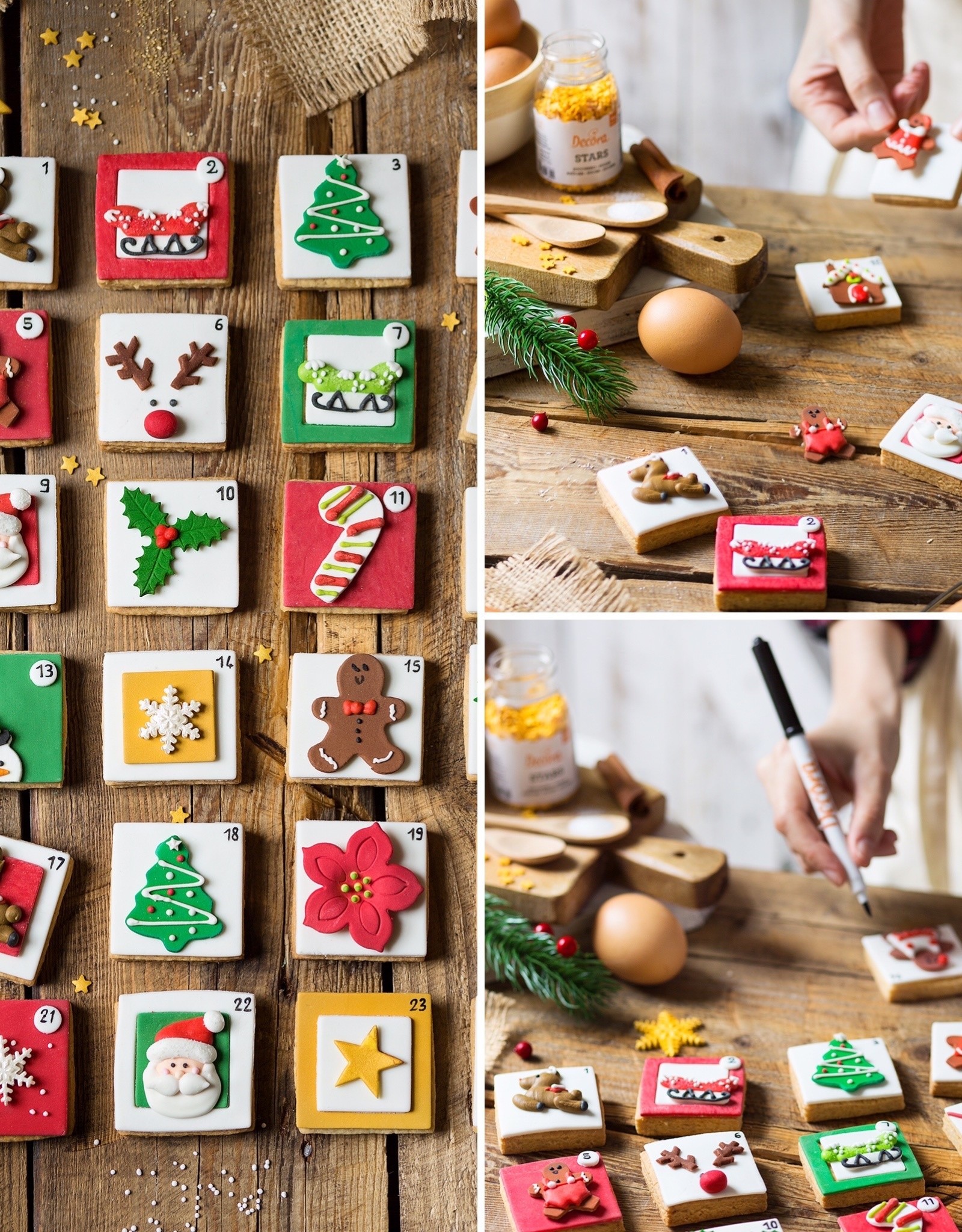 Decora Decora Uitsteker Vierkant Set/3