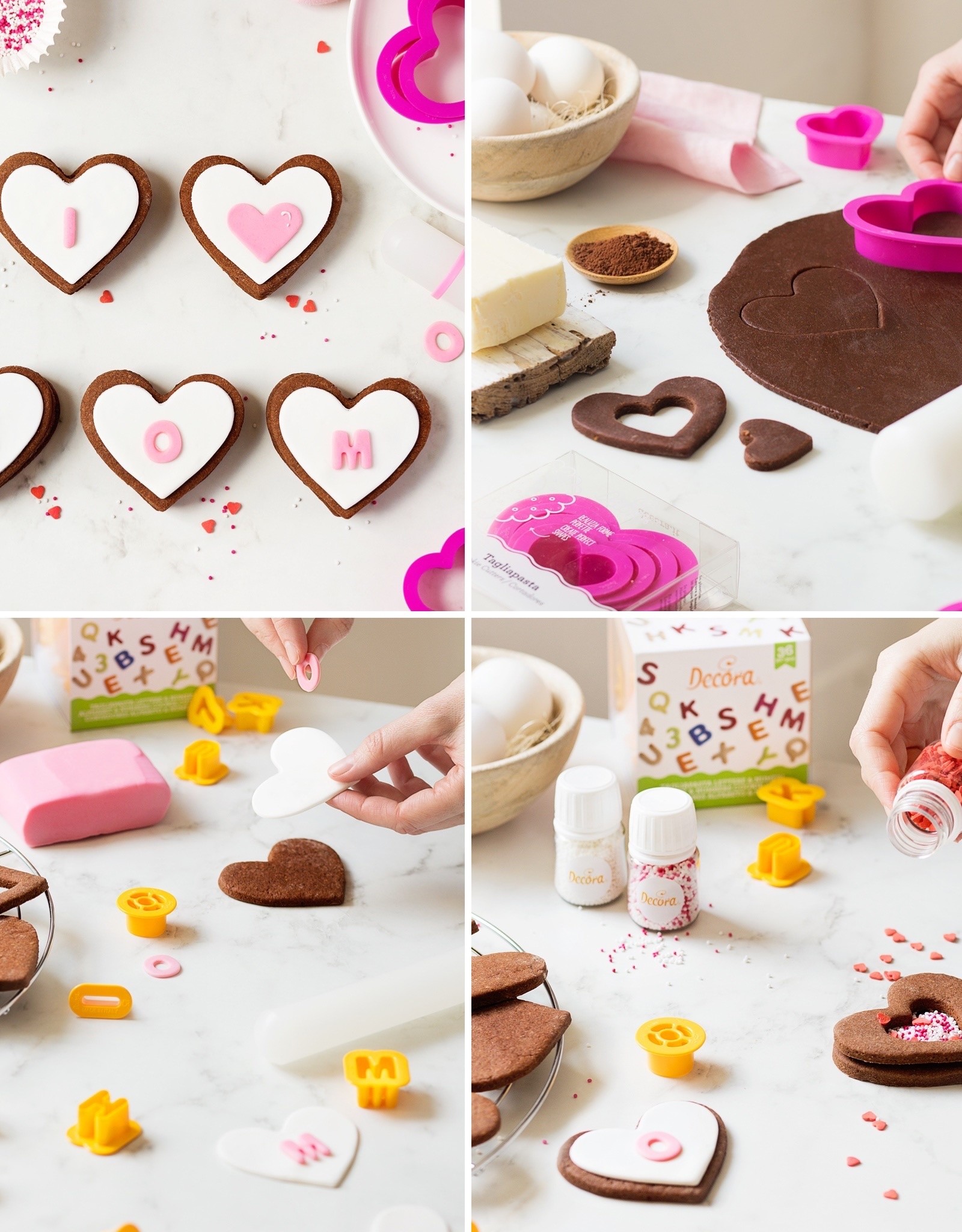 Decora Decora Uitsteker Hart Set/4
