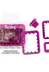 Decora Decora Uitsteker Rechthoek Golvend Set/4