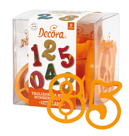 Decora Decora Uitsteker Nummers Extra Groot Set/9