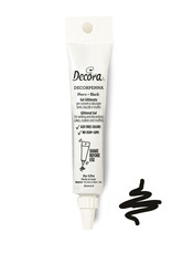 Decora Decoreerpen Tube Zwart 20 gr.