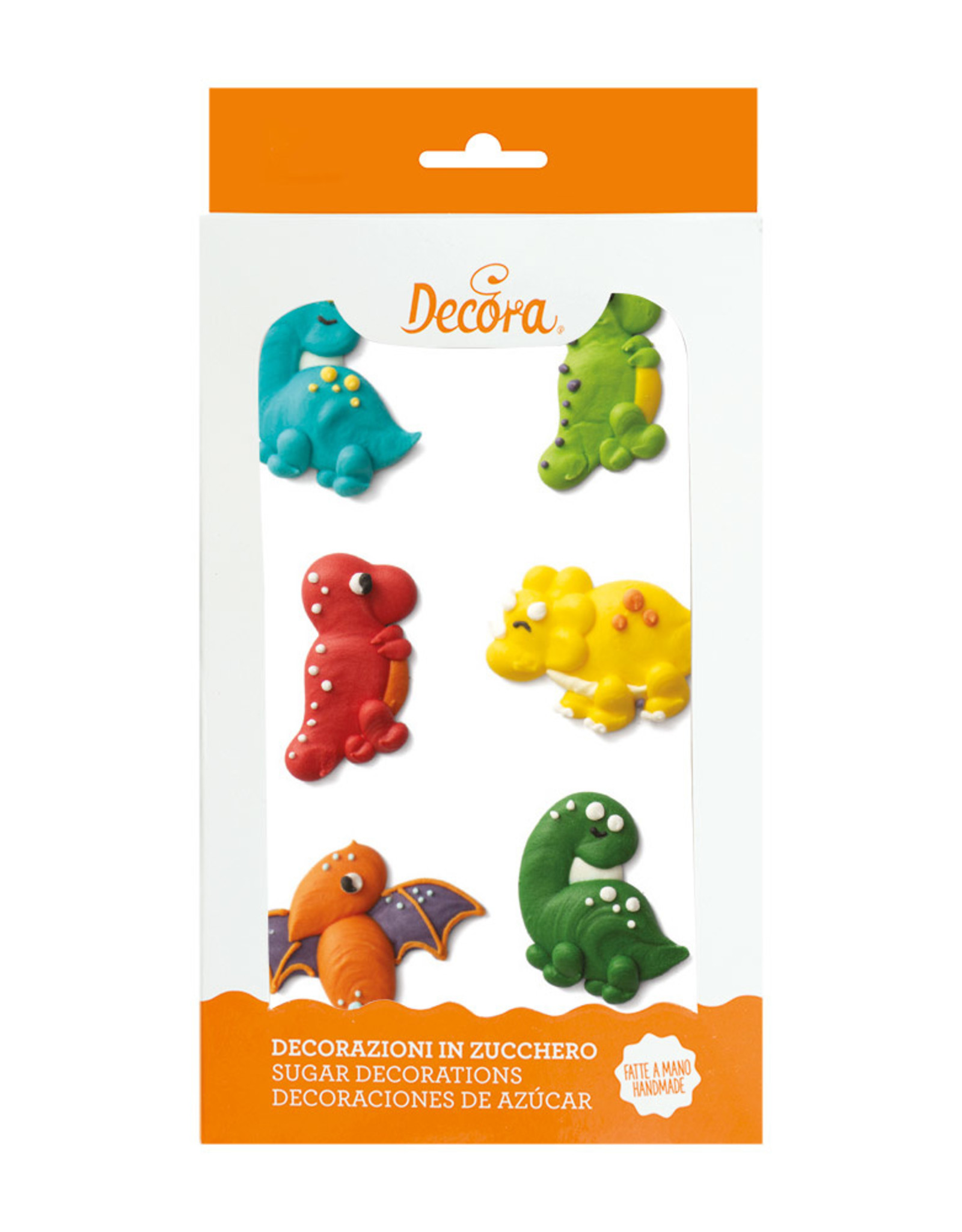 Decora Decora Suikerdecoratie Dinosaurus Set/6