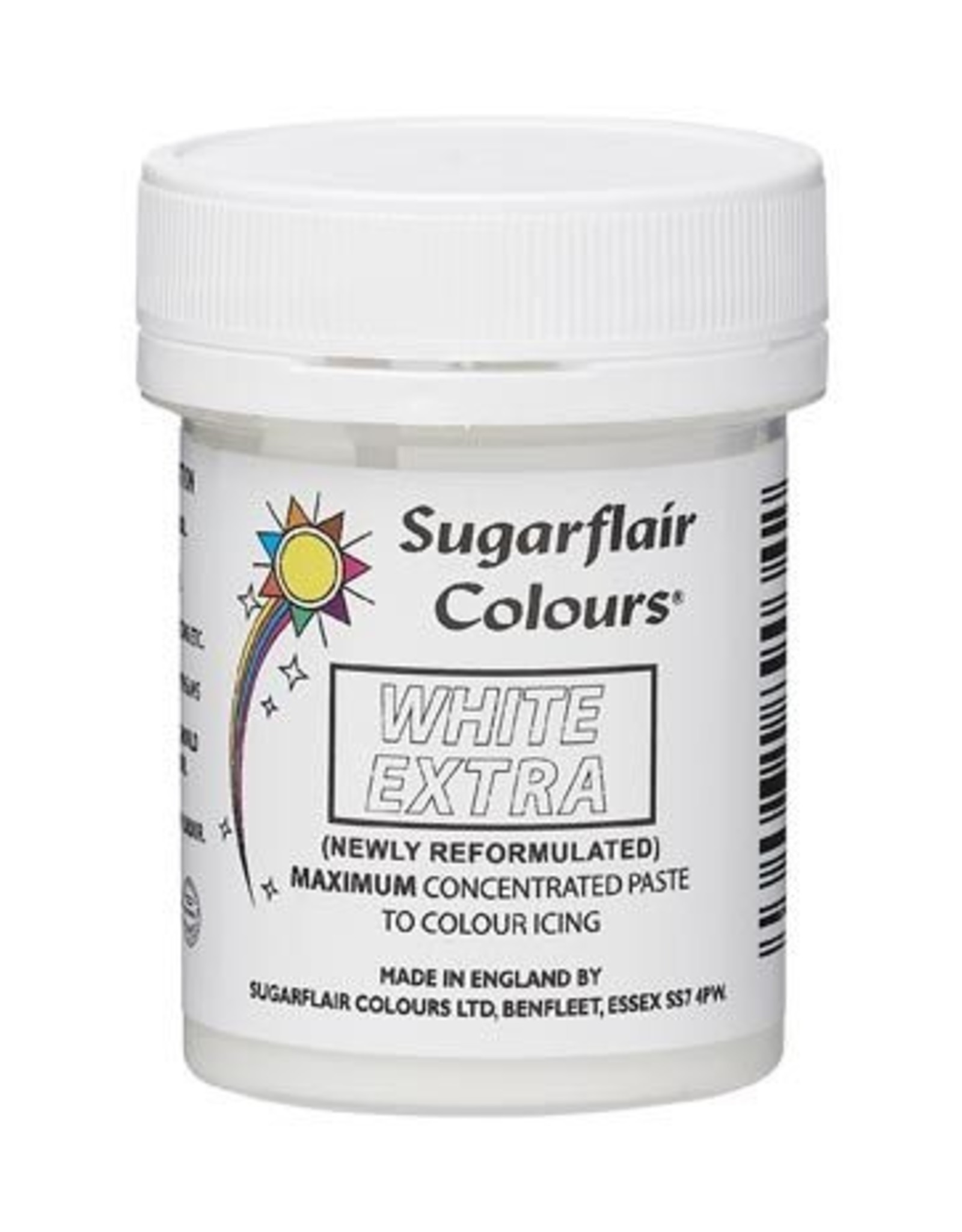 Sugarflair Sugarflair - Max Concentrate Paste Colour WHITE EXTRA 42g