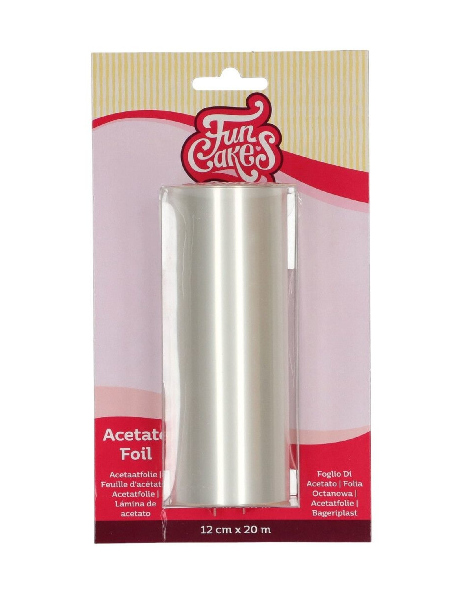 FunCakes FunCakes Acetaat Folie 12 cm x 20 m