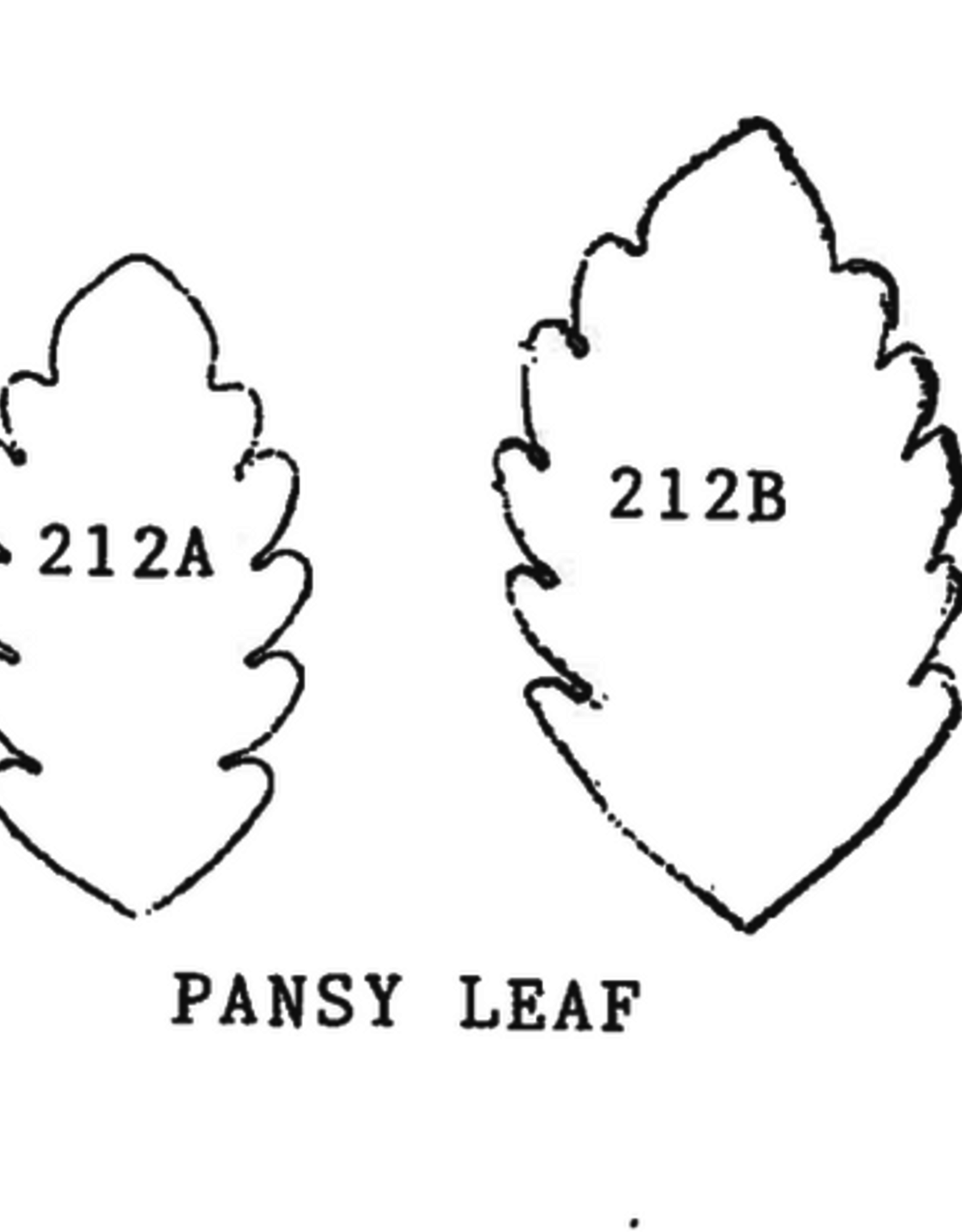 Framar Cutters Framar Cutters Pansy Leaf Set/2