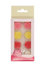 FunCakes FunCakes Suikerdecoratie Rozen Set/8