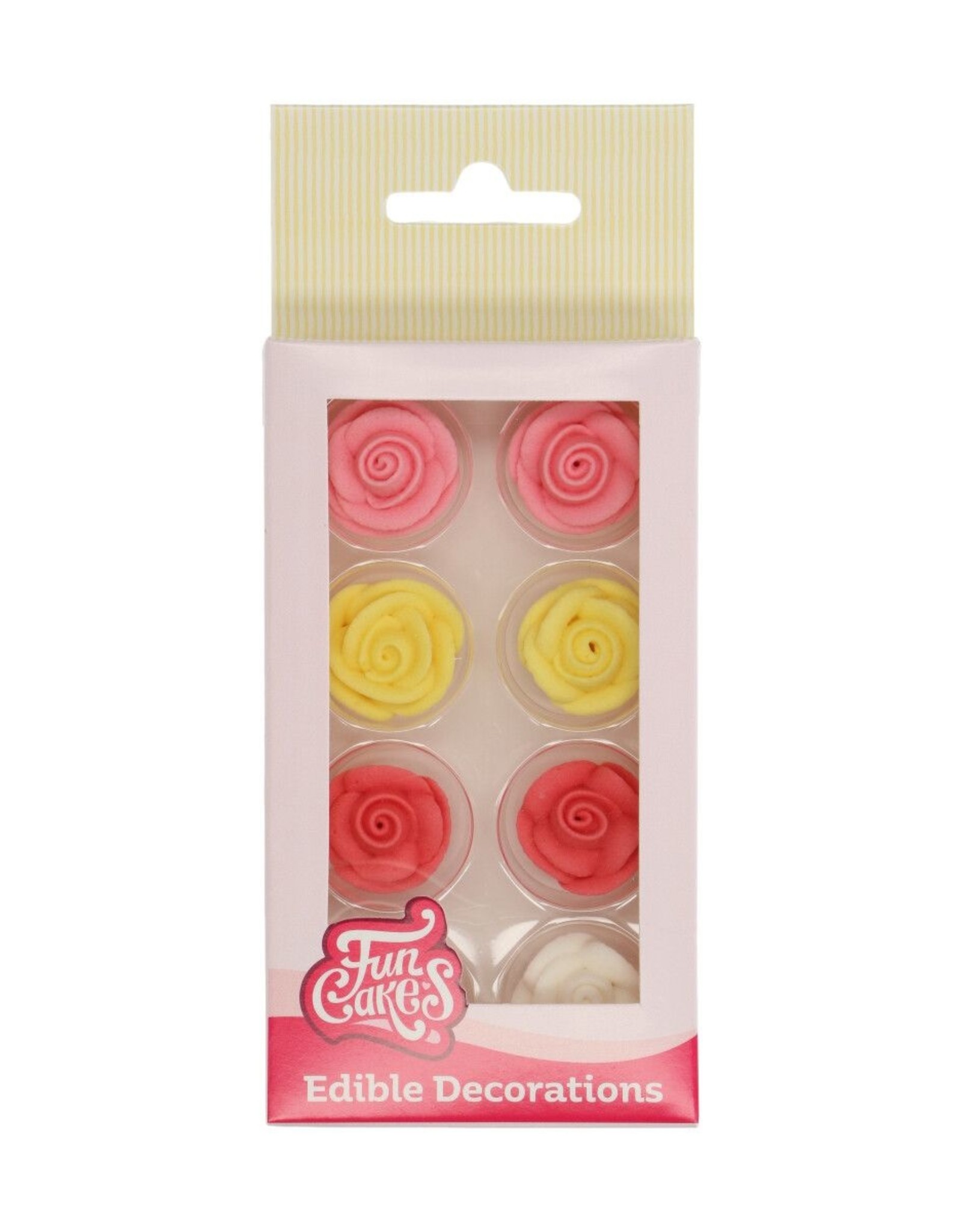 FunCakes FunCakes Suikerdecoratie Rozen Set/8