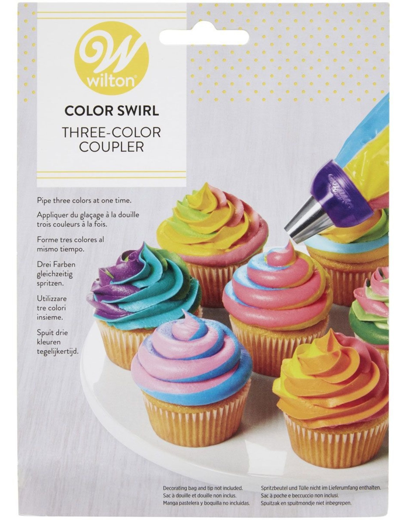 Wilton Wilton ColorSwirl Tri-Color Large Coupler