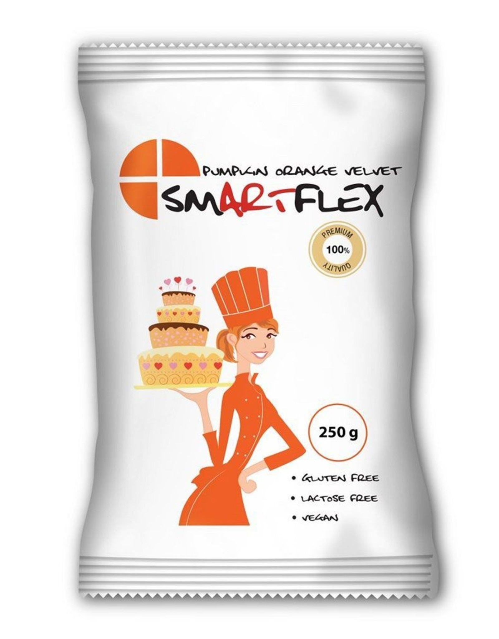 Smartflex Smartflex Fondant Pumpkin Orange Velvet 250g