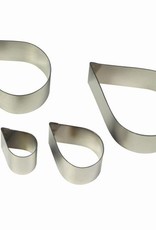 PME PME Rose Flower/Petal cutter set/4