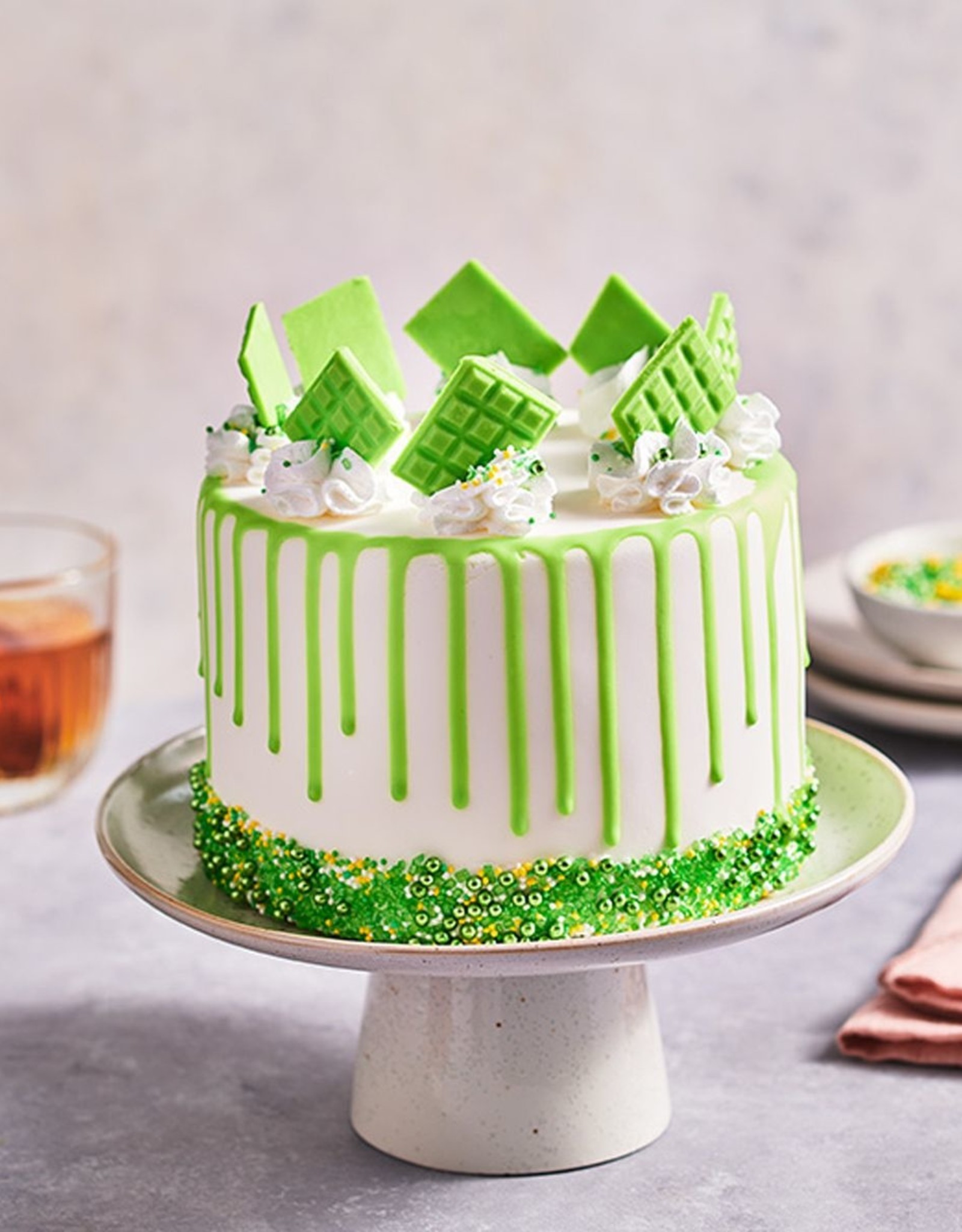 FunCakes FunCakes Choco Drip Lente Groen 180 g
