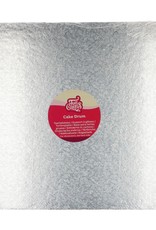 FunCakes Cake Drum Vierkant 35,5 cm Zilver