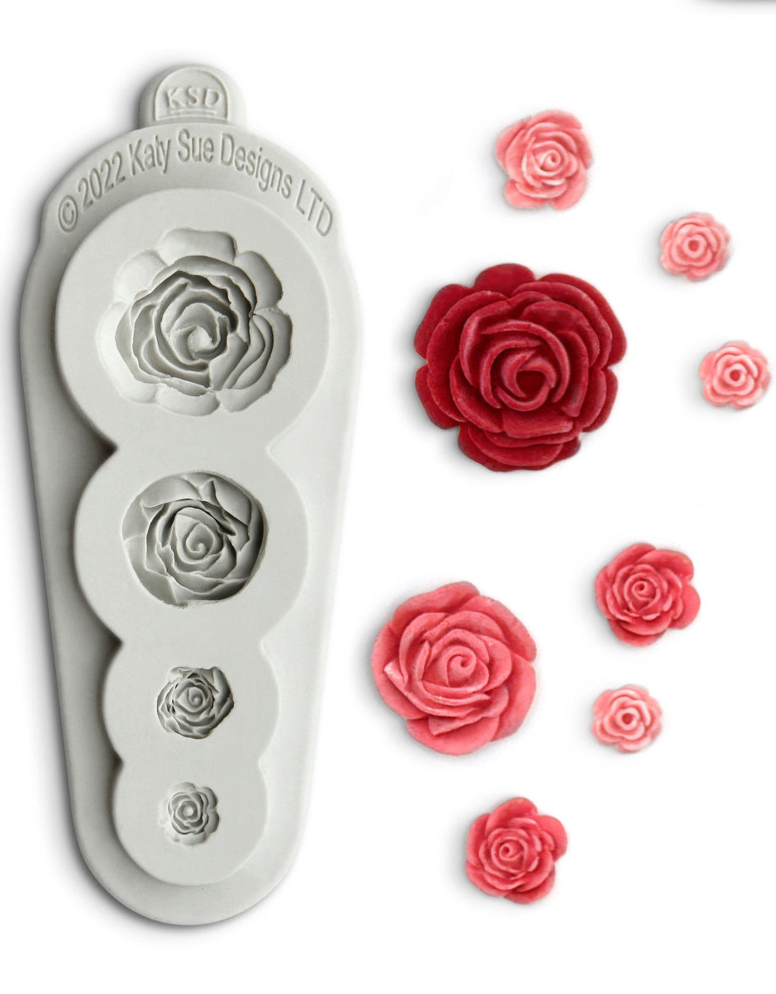 Katy Sue Designs Katy Sue Siliconen Mal Rozen 4 in 1
