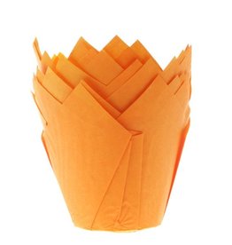 House of Marie Muffin Cups Tulp Oranje pk/36