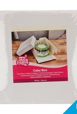 FunCakes FunCakes Taartdoos Wit 28x28x15cm- pk/25