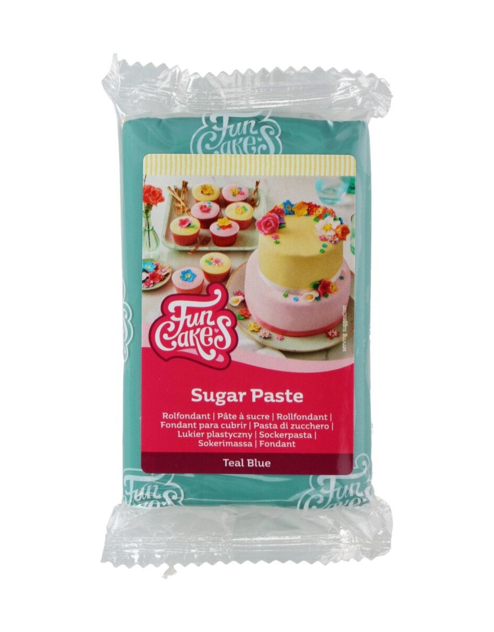 FunCakes FunCakes Rolfondant Teal Blue 250 g