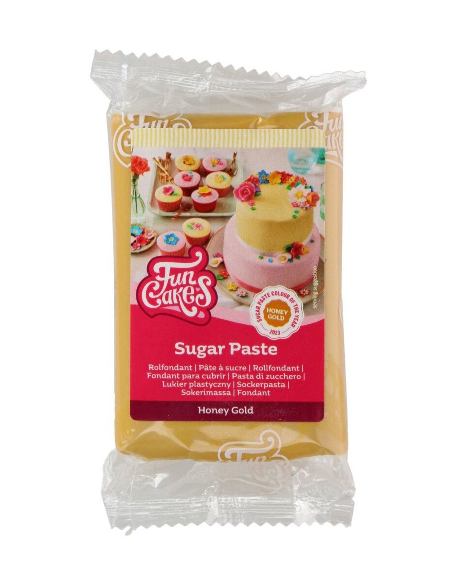 FunCakes FunCakes Rolfondant Honey Gold 250 g