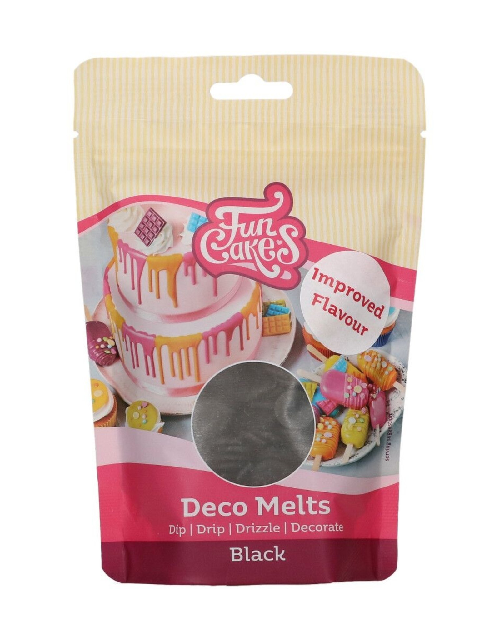 FunCakes FunCakes Deco Melts -Zwart- 250g