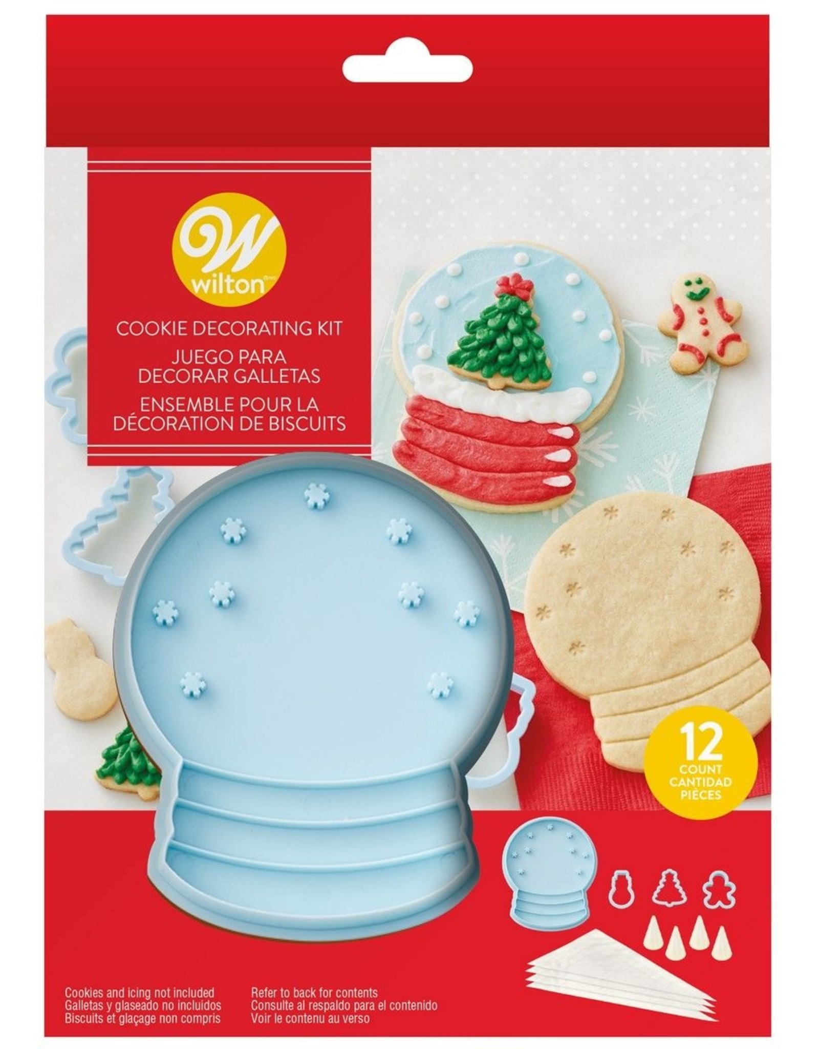Decora Wilton Cookie Stamp Kit Snow Globe