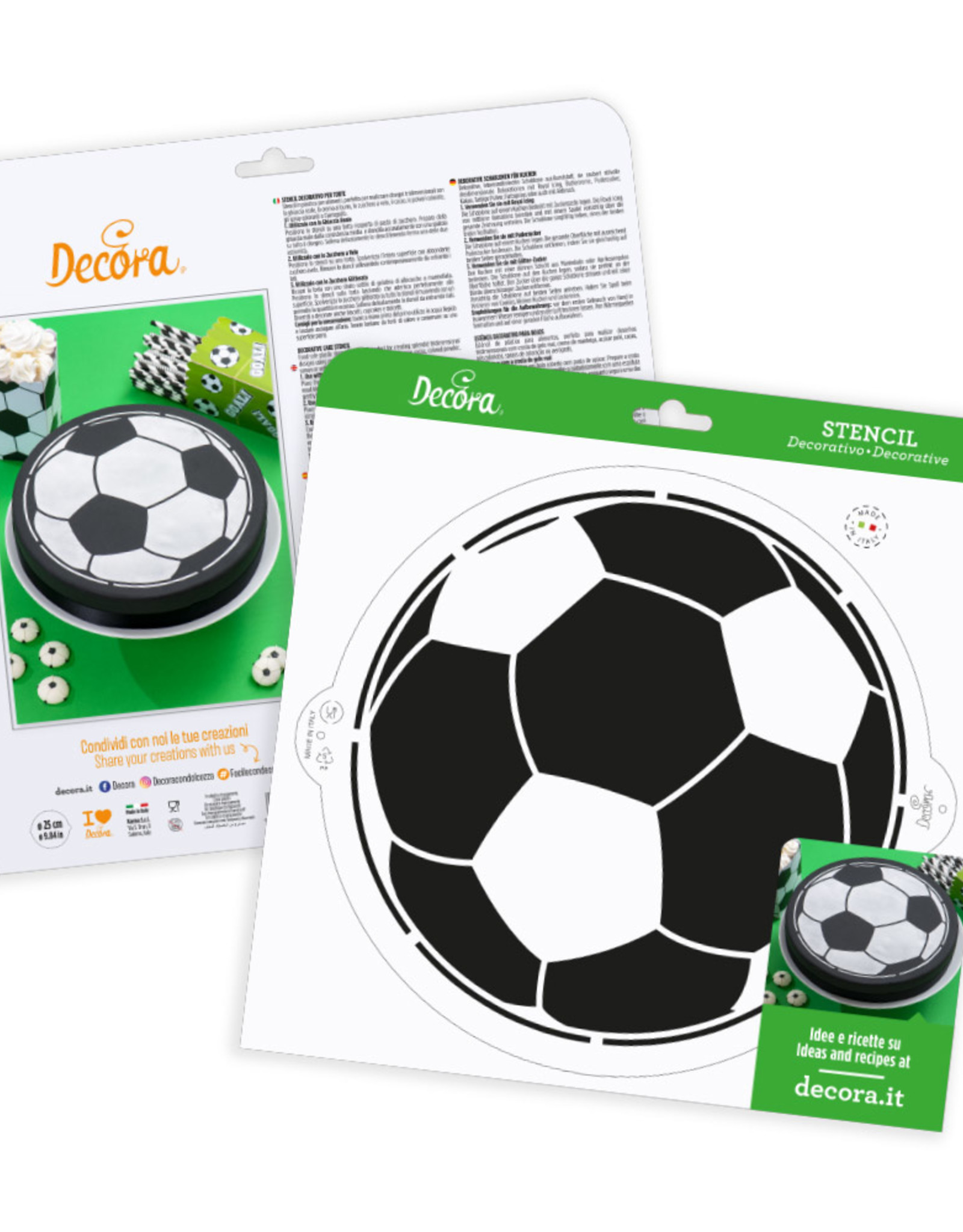 Decora Stencil Frozen Star Per Dolci: Stella Congelata 7x30 Cm, In Plastica Trasparente - 2