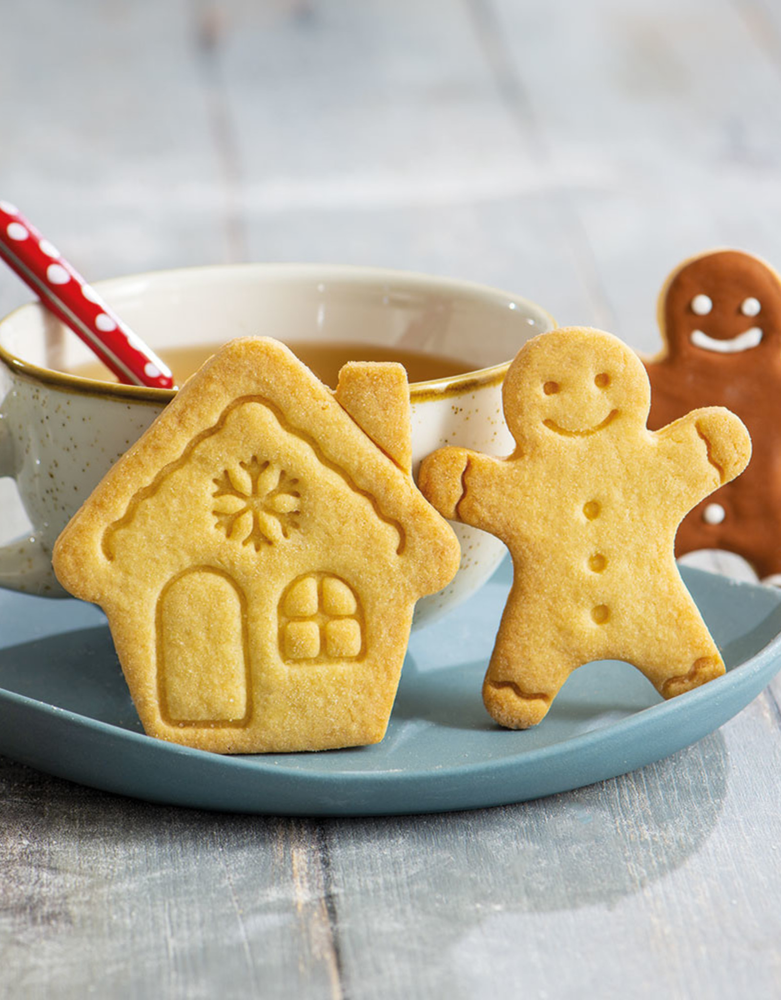 Decora Decora Uitsteker Gingerbread Man en Huis Set/2