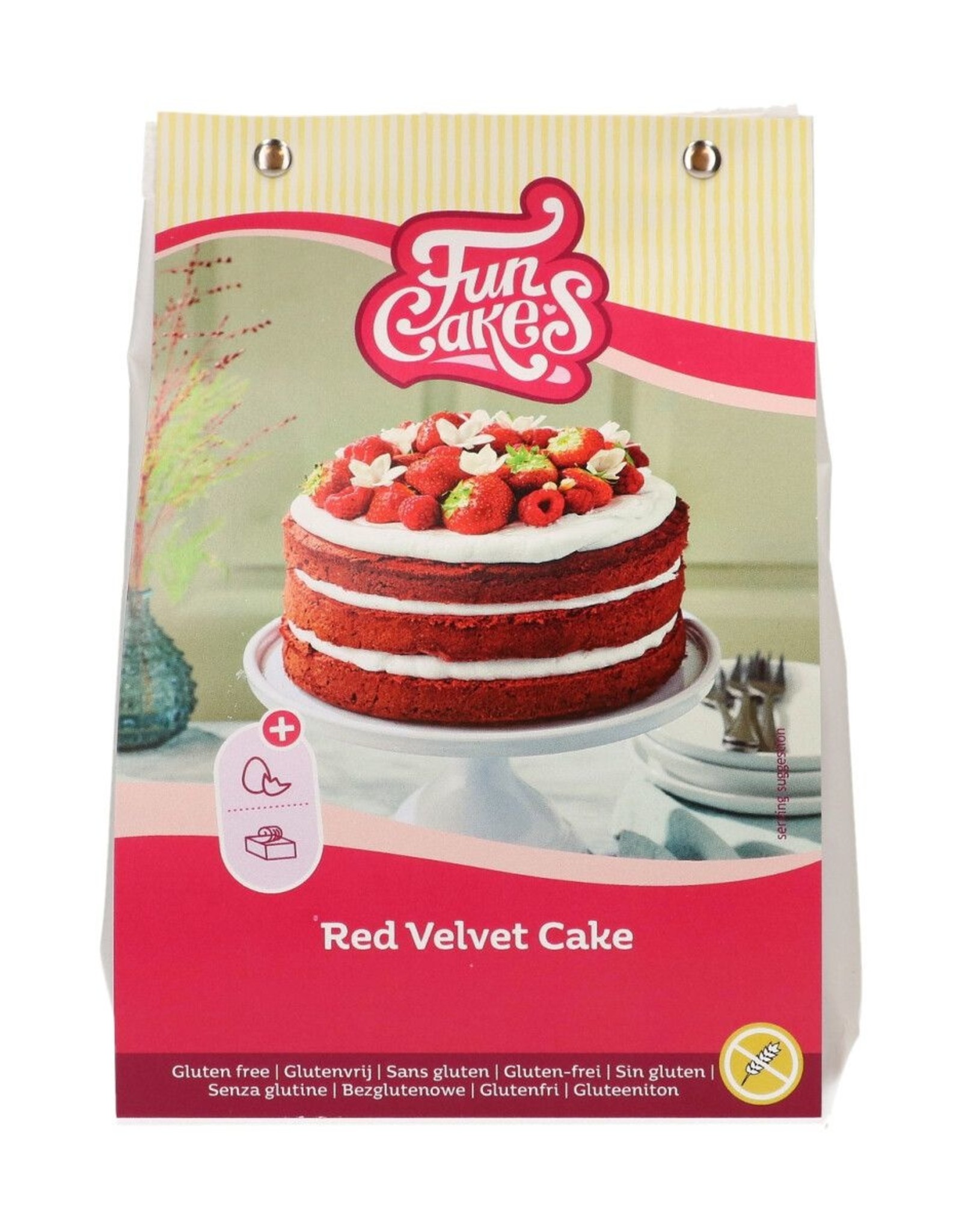 FunCakes FunCakes Mix voor Red Velvet Cake, Glutenvrij 400 g